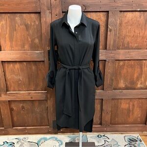Elegant Black Long Sleeve Dress